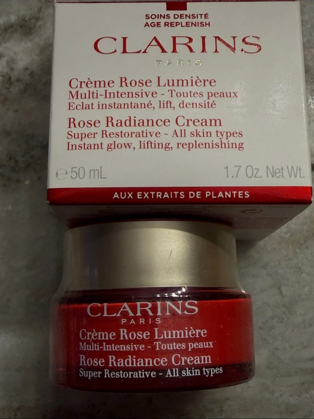 Clarins Rose Radiance Cream - 50ml Jar